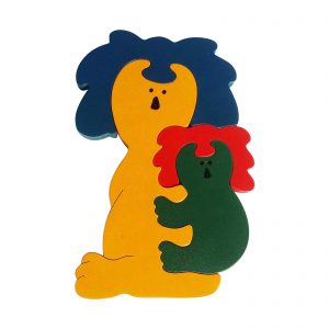 koala wooden animal puzzle primary colours