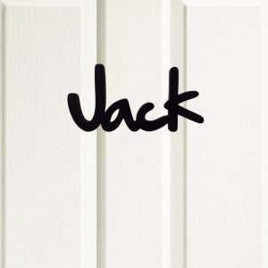 Jack door plaque