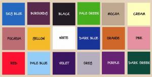 Colour chart