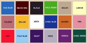 Colour Chart